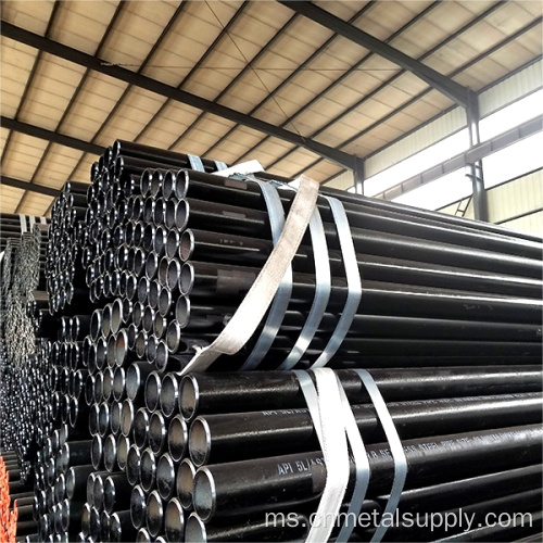 ASTM A53 bulat paip keluli karbon ringan lancar